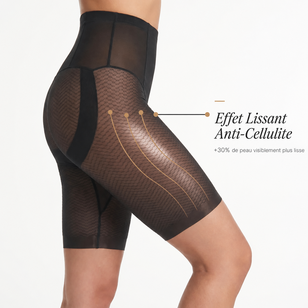 Culotte Effet Peau Lisse Anti-Cellulite