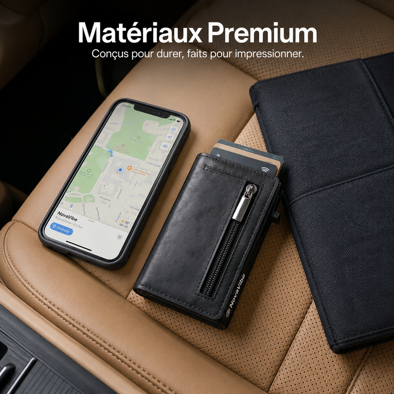 Porte-carte avec protection RFID