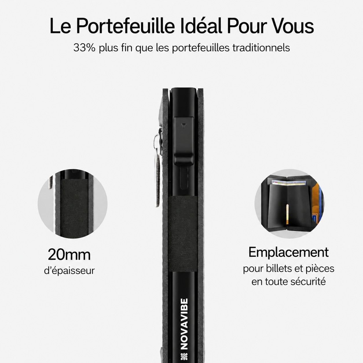 Porte-carte avec protection RFID
