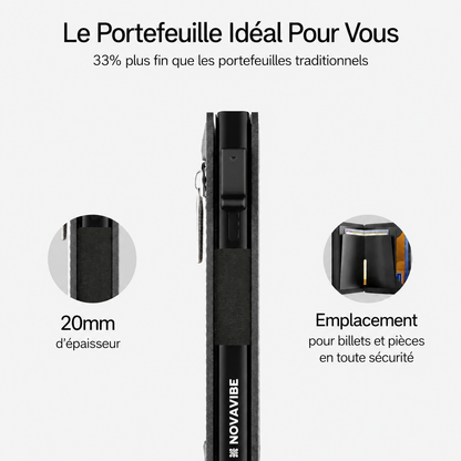 Porte-carte avec protection RFID