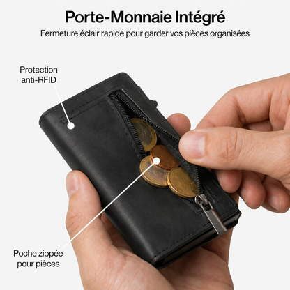 Porte-carte avec protection RFID