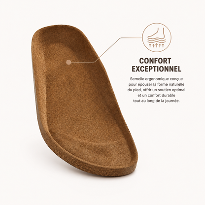 Sabot en daim ultra confort