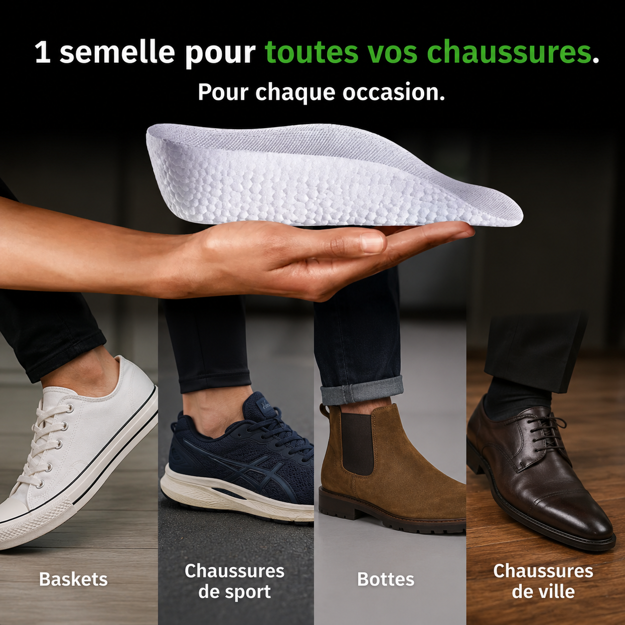 Semelles Réhaussantes Orthopédiques