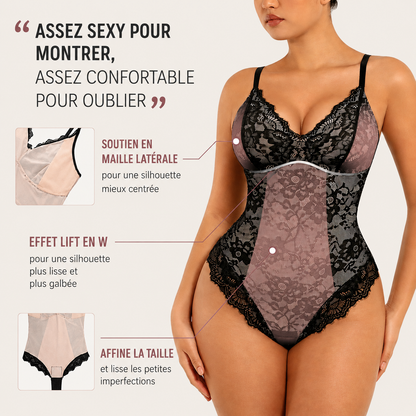 Body en dentelle ultra-sculptant