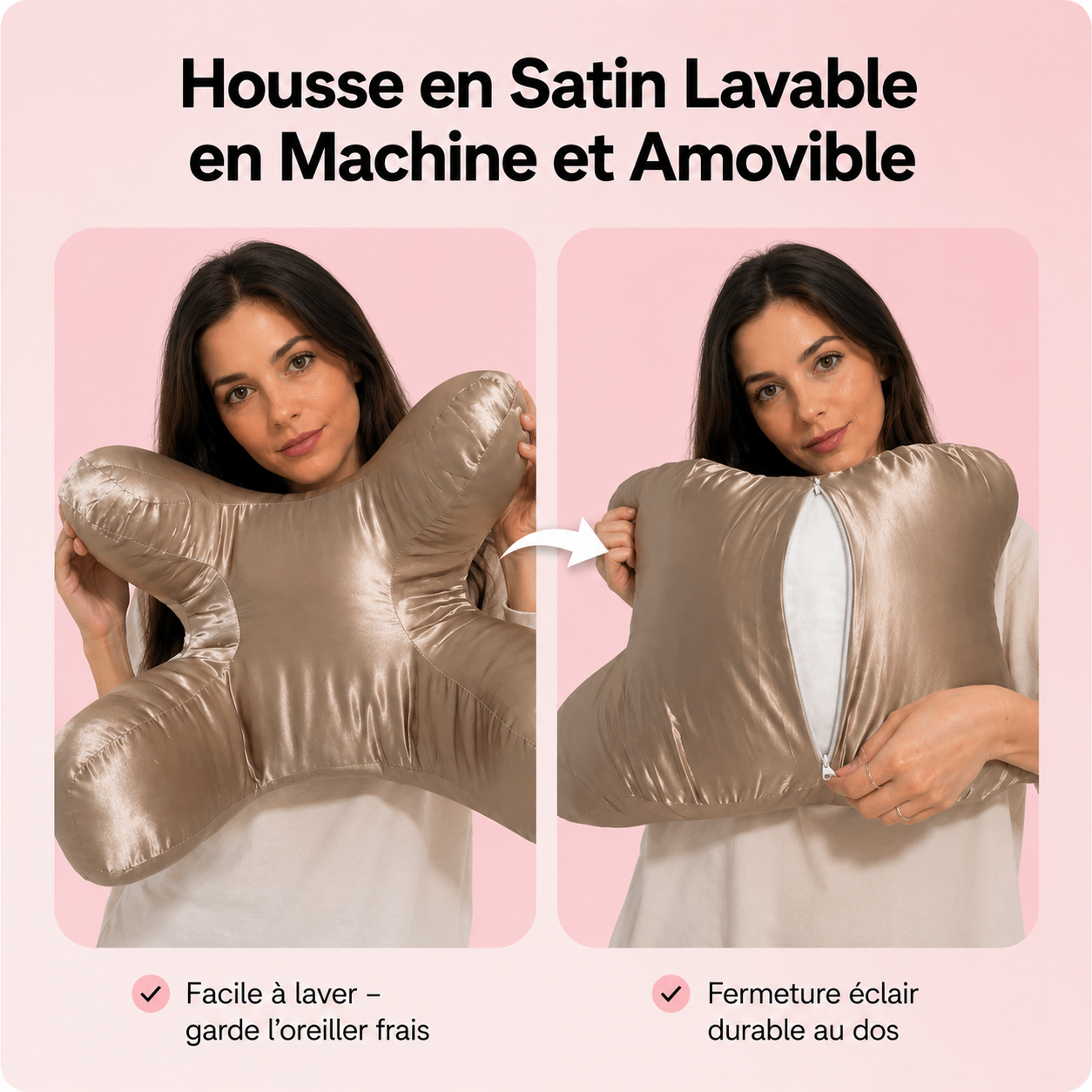 Oreiller anti-rides ultra confort
