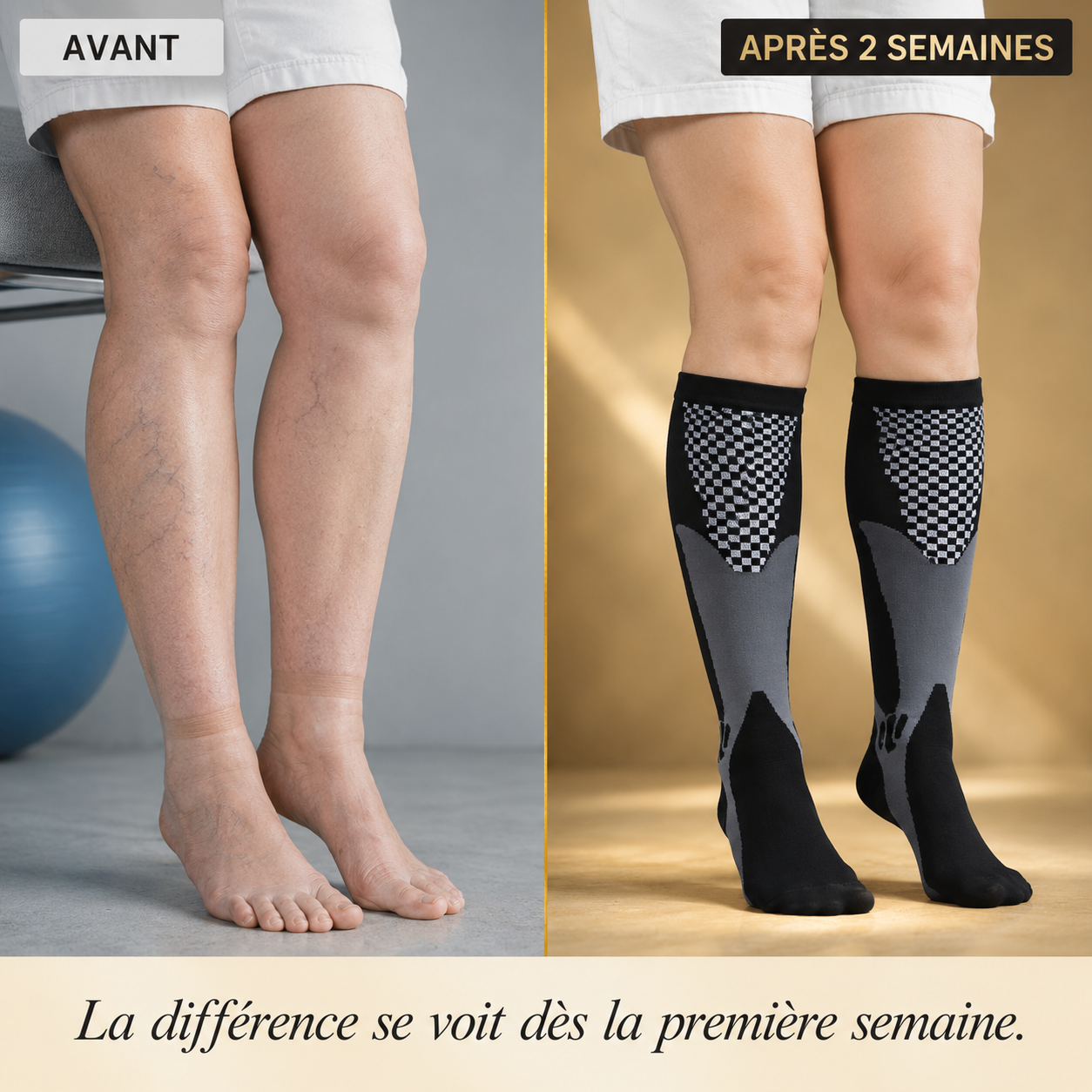 Chaussette de compression ultra confort
