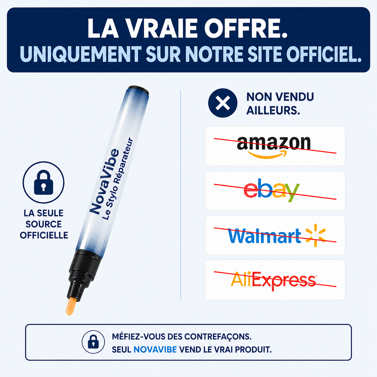 Stylo magique efface-rayures