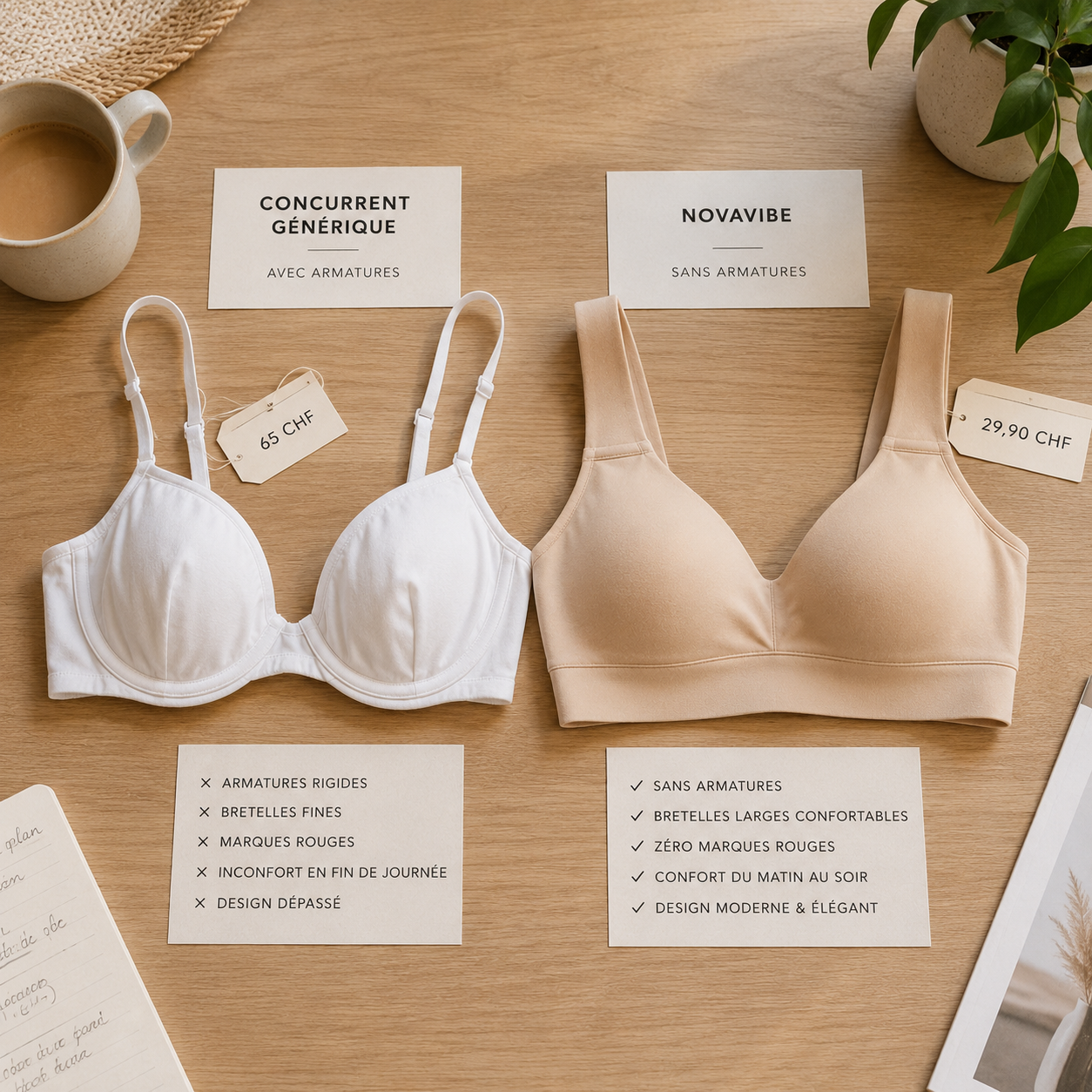 Soutien-gorge Anti-Marques & Maintien Naturel