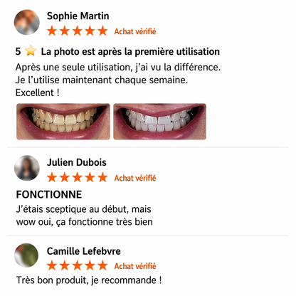 28 Bandes blanchissantes pour les dents