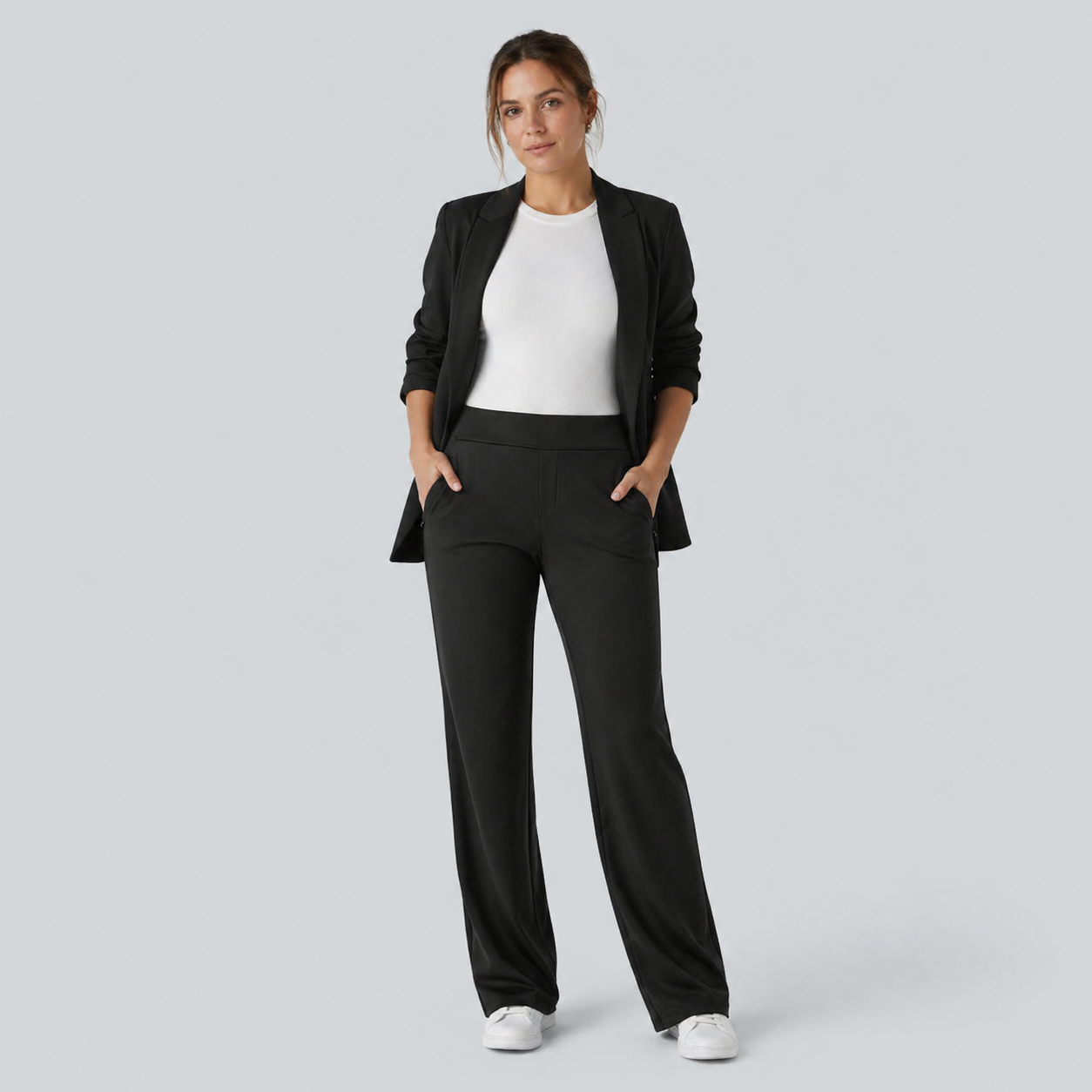 Pantalon de travail taille haute