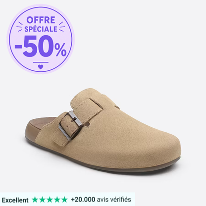 Sabot en daim ultra confort